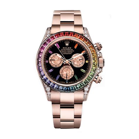 rolex cosmograph daytona rainbow rosegold|Rolex rainbow 116595rbow price.